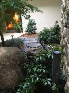 Small Space Delivers Enormous Delight! 1 Entrance Garden Exudes A Gracious Welcome
