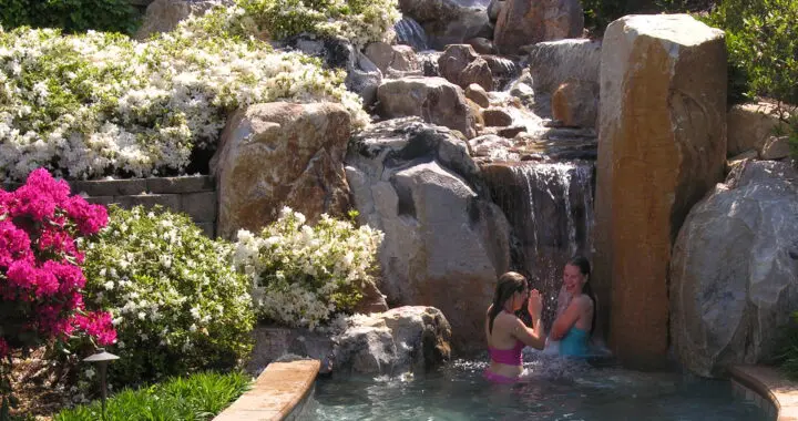 In Summer . . . Girls In Waterfall