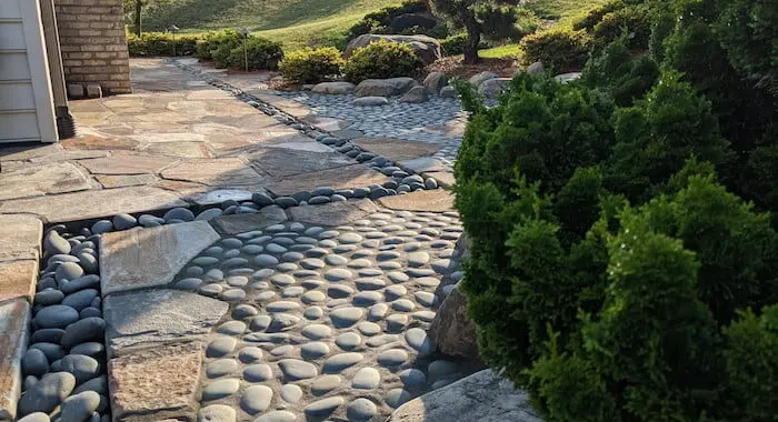Hanselman Landscape 26 Hanselman Landscape Functional And Attractive Surface Natural Stone Water Drains1