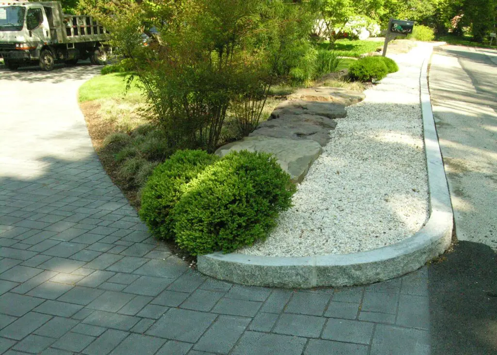 Surface Water Drainage Solutions In Lancaster County, Pa 9 Surface Water Drainage Solutions In Lancaster County, Pa Su13 Custom Granite Curb Controls Water At Street1