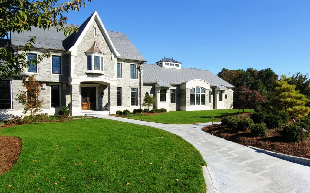A Clean Inside-Out Design Respects The Elegant Architecture Of This Home, While Screening The Roadway (Right Of Photo), Lititz, Pa
