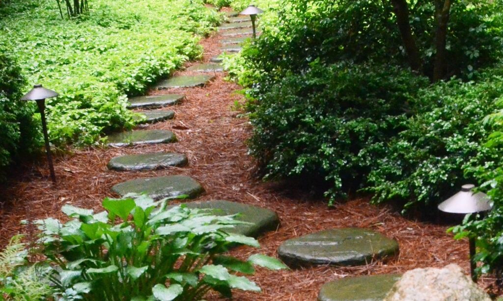 Elegant, Unobtrusive And Sturdy Cast Bronze Path Lights, Lancaster, Pa