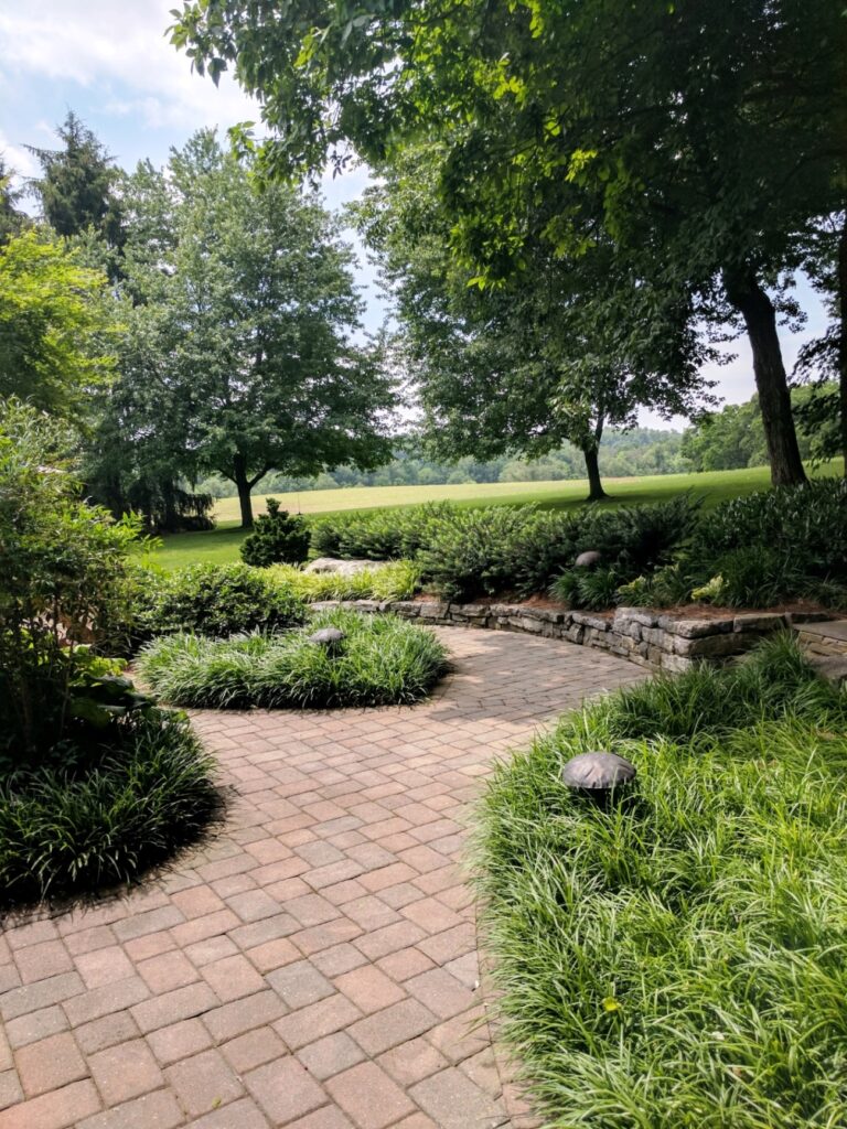 Paver Walkways Connect Outdoor Rooms, Keeping Feet Dry And Clean, Elizabethtown, Pa