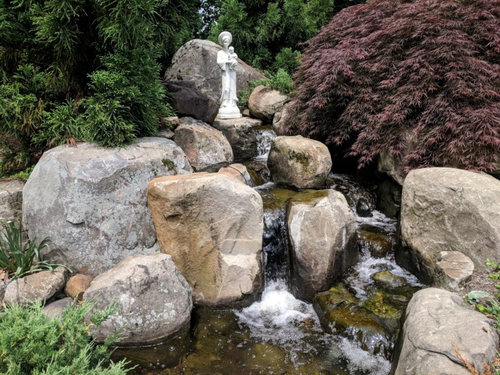 Memorial Garden Cascade Offers Privacy And Encourages Contemplation, Elizabethtown, Pa