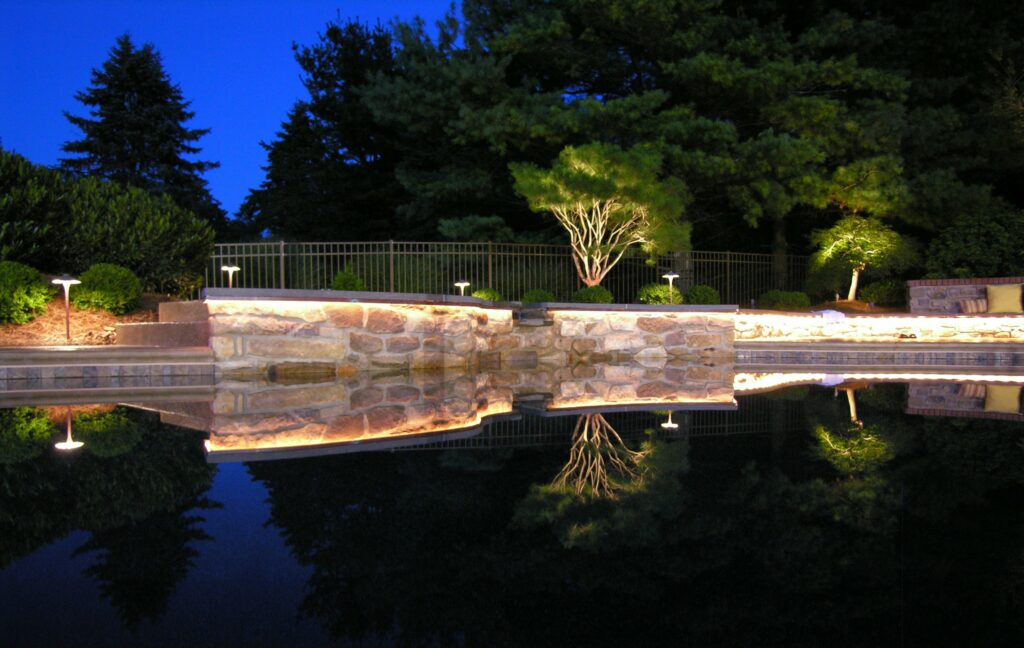 Still Nights Reflect Garden Like A Mirror, Lancaster, Pa