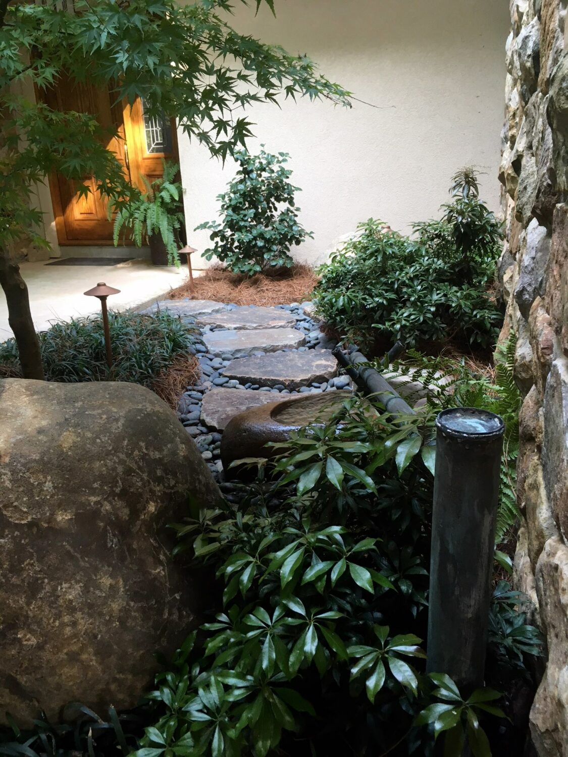 Joy In The Journey: The Rewards Of Nurturing A Garden 2 Joy In The Journey: The Rewards Of Nurturing A Garden Cg04 Courtyard Garden Enhances Front Entrance Scaled