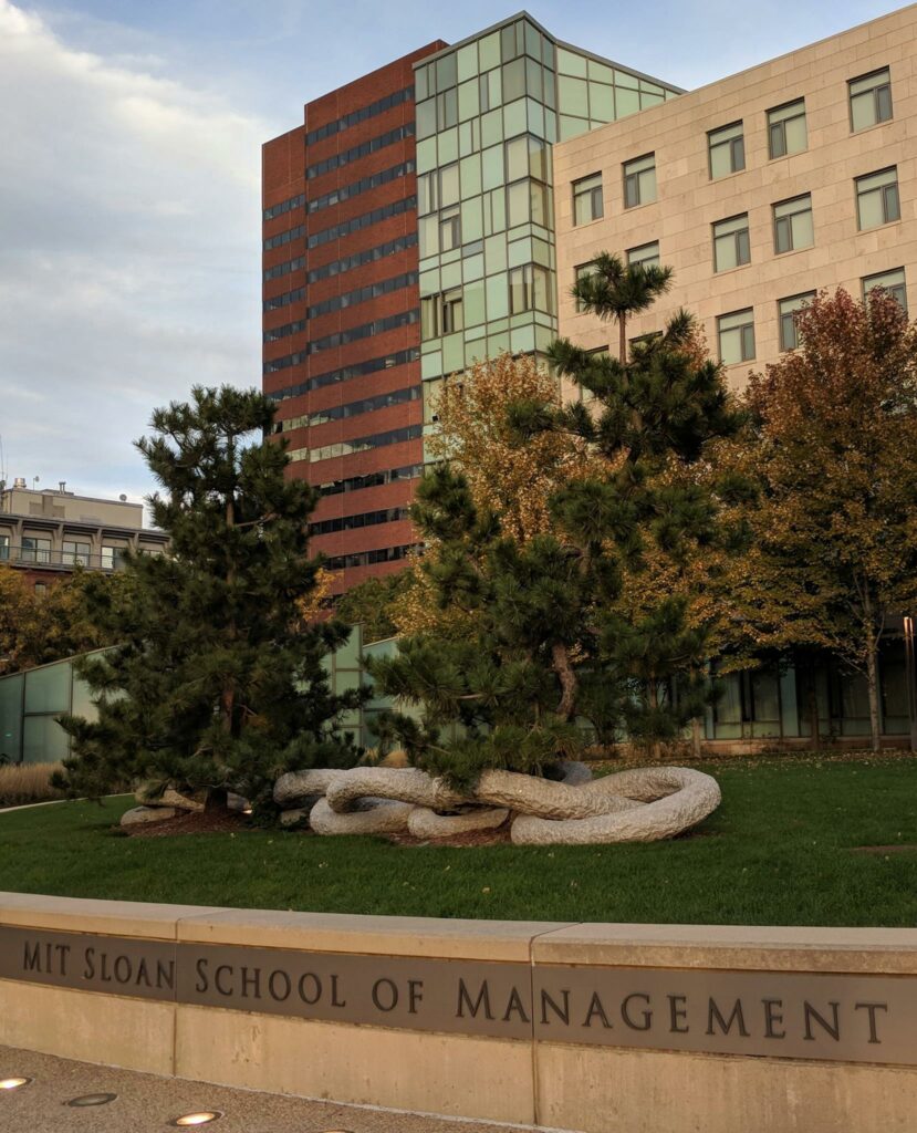 Japanese Pines Planted Within Sculpture At Mit In Cambridge, Ma.